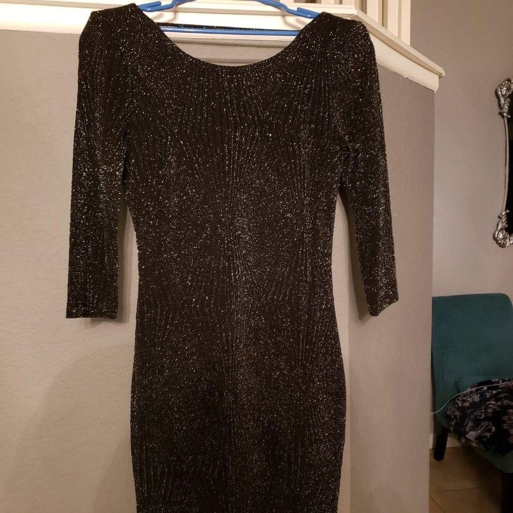 Windsor Black Mini Party Dress